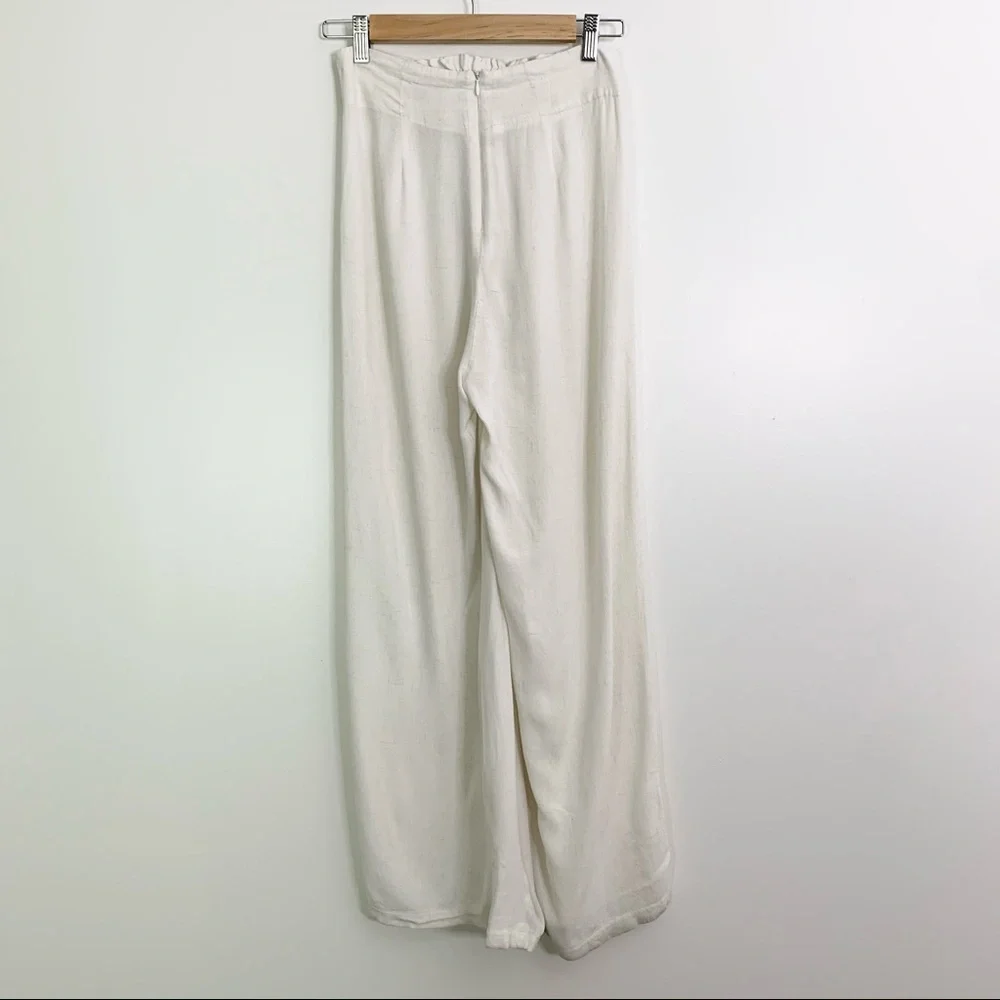 Umgee Ivory High Waisted Pants - Picture 6 of 8